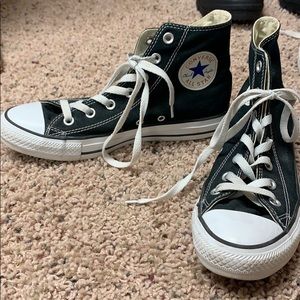 Black converse high tops